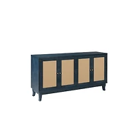 Streamdale Furniture Handcrafted Rattan Storage Cabinets - Modern and Stylish