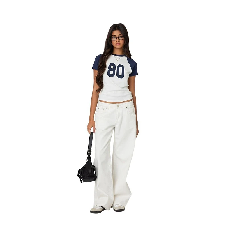 Women's 80'S Raglan T Shirt
