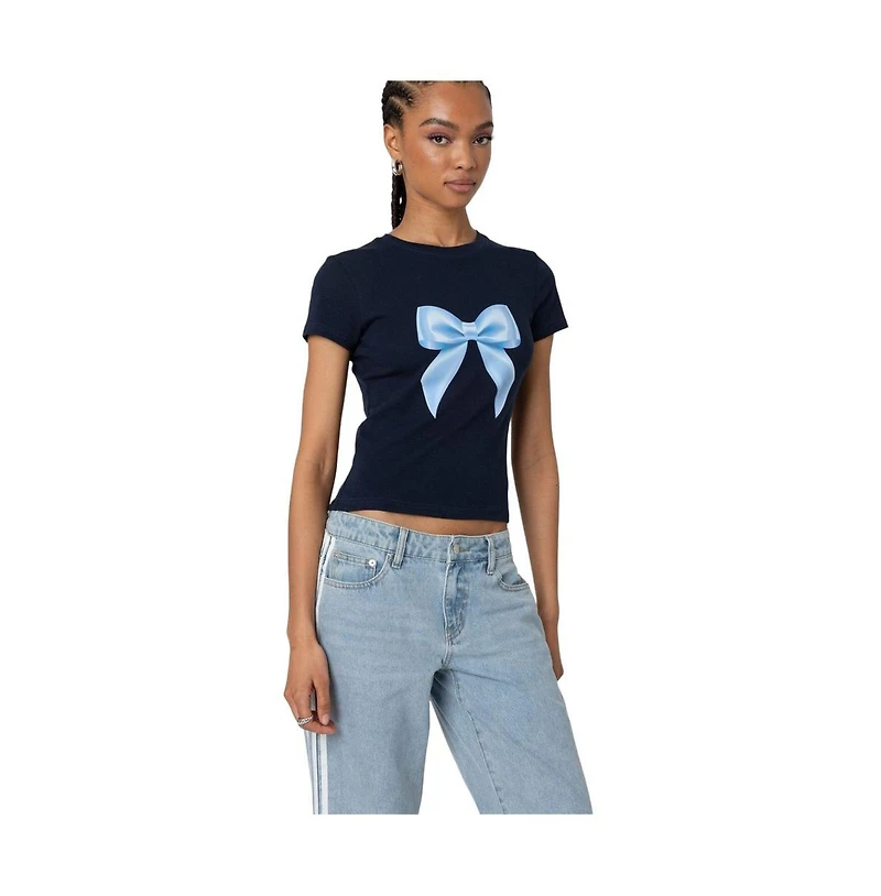 Edikted Women's Tied Up T Shirt