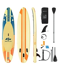 Costway 10.5ft Inflatable Stand Up Paddle Board Surfboard with Bag Aluminum Pump