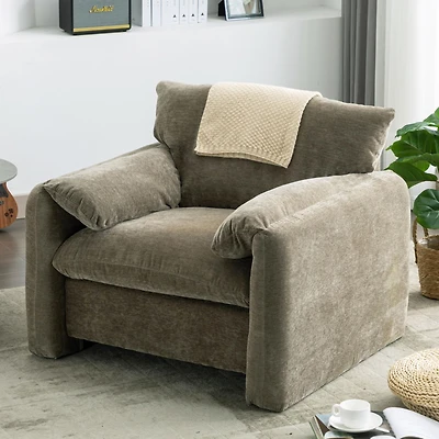 Streamdale Modern Chenille Armchair Lounge Chair