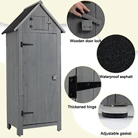 Streamdale Outdoor Storage Cabinet 70.5H x 30.3L 21.3W