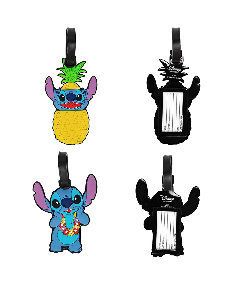 Disney Lilo & Stitch Luggage Tags Gifts Stitch Pvc Travel Tags Gifts - Set of 4
