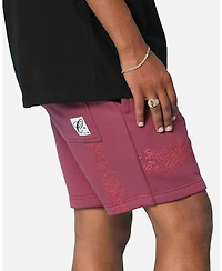 Carre Men's Botanical Sweat Shorts - XXXLarge, Red