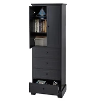 Streamdale Storage Cabinet with 2 Doors, 4 Drawers - Mdf, Painted Finish