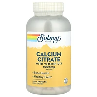 Solaray Calcium Citrate with Vitamin D-3
