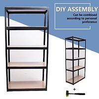 Simplie Fun Adjustable 5-Tier Metal Garage Storage Shelves