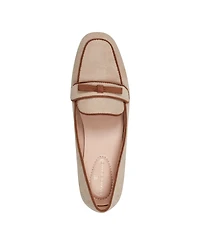Bandolino Women's Meonna Square Toe Bow Detail Loafers