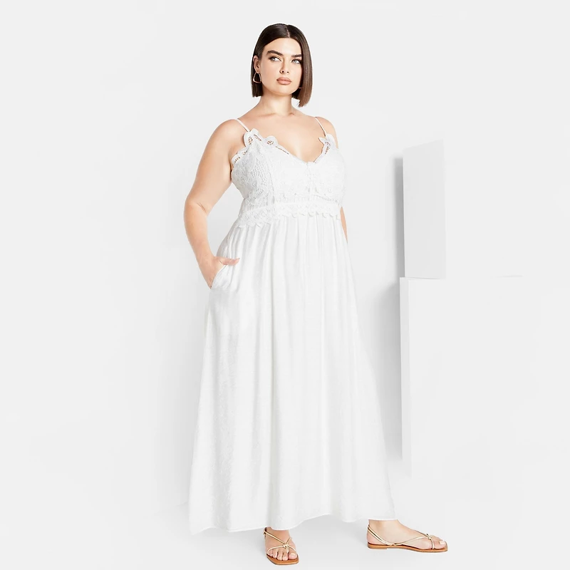 City Chic Plus Martina Maxi Dress