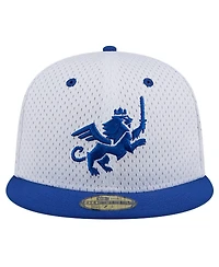 New Era Men's Gray Fc Cincinnati Throwback Mesh 59FIFTY Fitted Hat