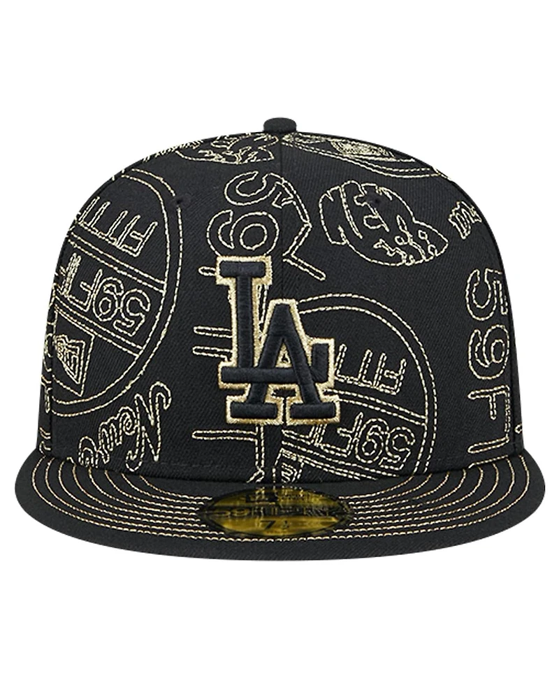 New Era Men's Los Angeles Dodgers 59FIFTY Day Allover Fitted Hat