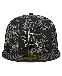 New Era Men's Los Angeles Dodgers 59FIFTY Day Allover Fitted Hat