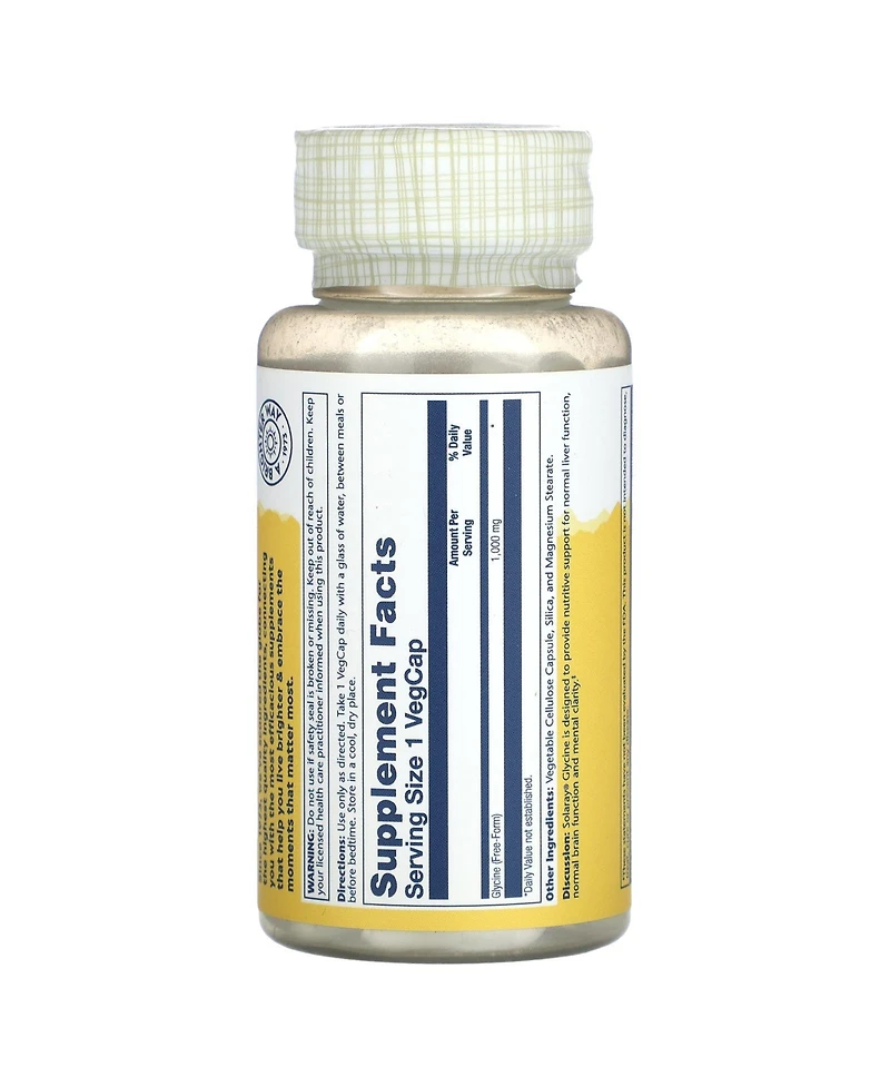 Solaray Glycine 1 000 mg