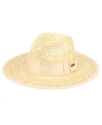 Angela & William Straw Panama Fedora Hat