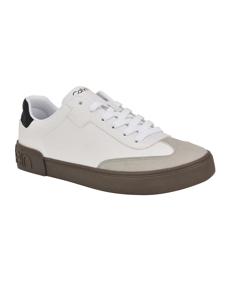 Calvin Klein Men's Romal Lace-Up Casual Sneakers