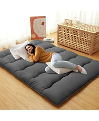 Caromio Full Futon Mattress Floor Pad Portable Dorm Sleeping Pad, 54"x 80"