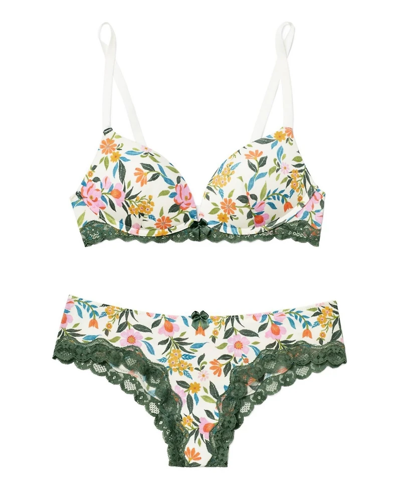 Adore Me Women's Shea Push Up Plunge Bra