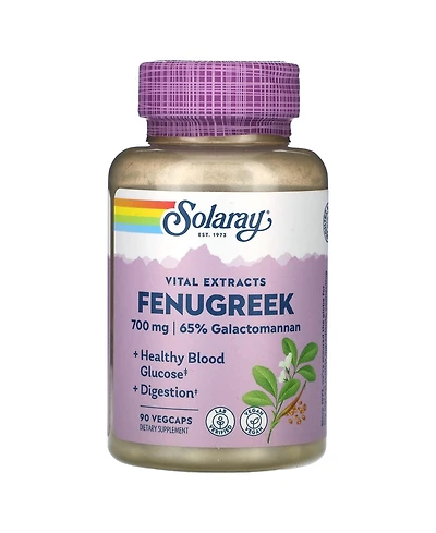 Solaray Vital Extracts Fenugreek - 90 VegCaps