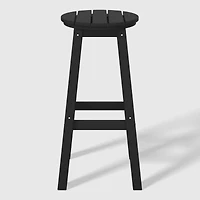 WestinTrends 29" Hdpe Outdoor Patio Round Bar Stool Set of 3