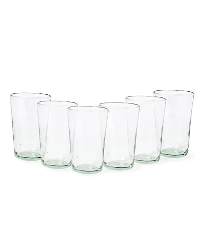 Costa Noca Tall Glass Tumblers, Set of 6