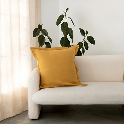 Flanged French Linen Euro Pillow