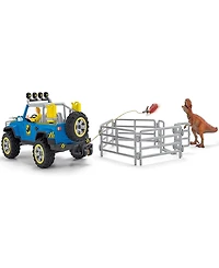 Schleich Dinosaurs Off-Road Vehicle With Dino Outpost Playset