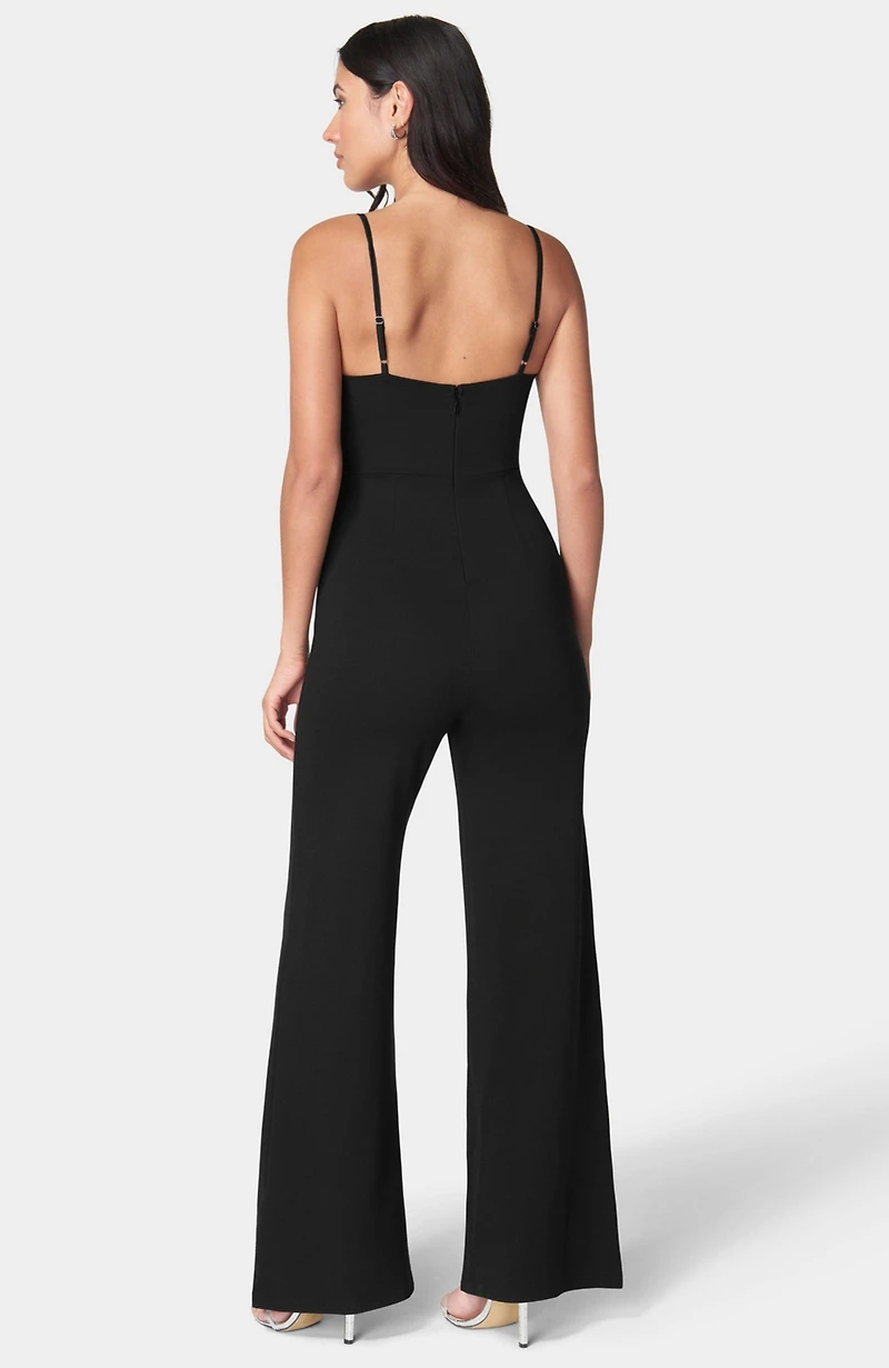 Bebe Women's Embellished Corset Jumpsuit