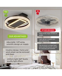 Streamdale 20" Bladeless Ceiling Fan with Remote