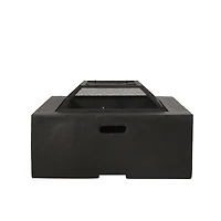 Mgo 29” Square Wood Burning Fire Pit