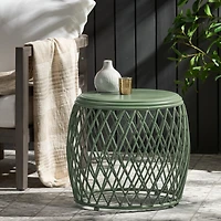 Streamdale Stylish Lattice Accent Table for Indoor Decor and Parties