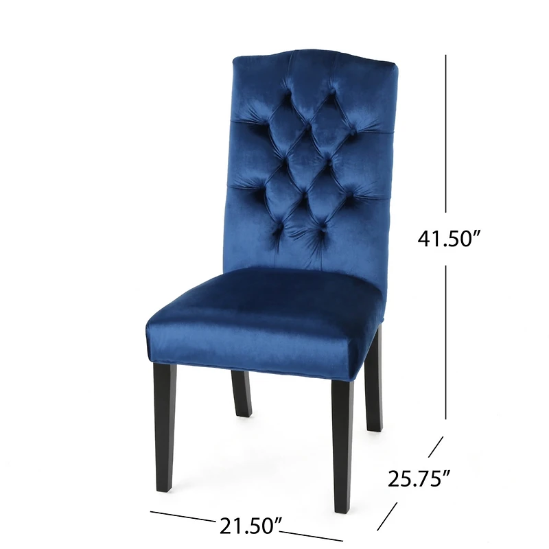 Streamdale Furniture Exquisite Tufted Upholstered Dining Chairs for Formal and Daily Use