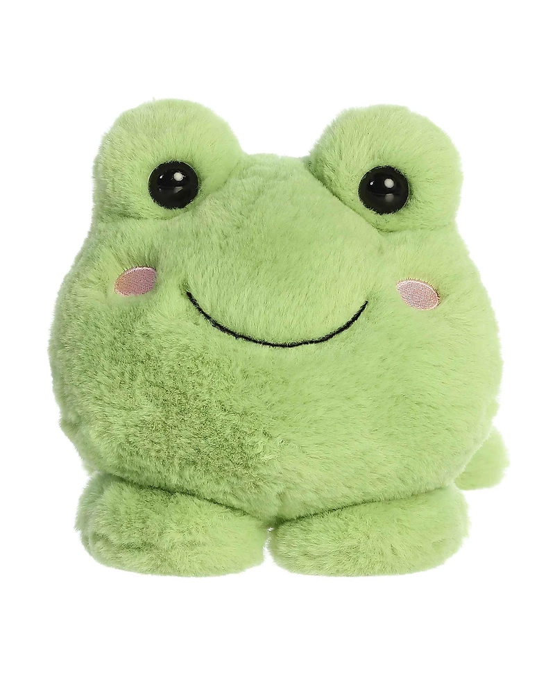 Aurora Small Fovo Frog Too Cute Playful Plush Toy Green 9"
