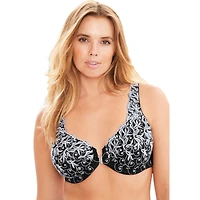 Amoureuse Plus Embroidered Front-Close Underwire Bra