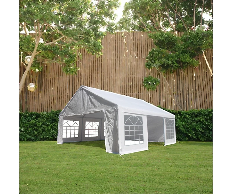 Streamdale Deluxe Party Tent with Steel Frame and Waterproof Cover