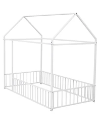 Streamdale Twin Metal Bed with Fence