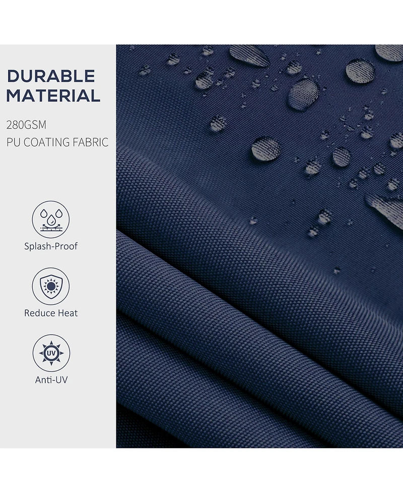 Retractable Awning Water & Uv Resistant, Adjustable Shade for Patios