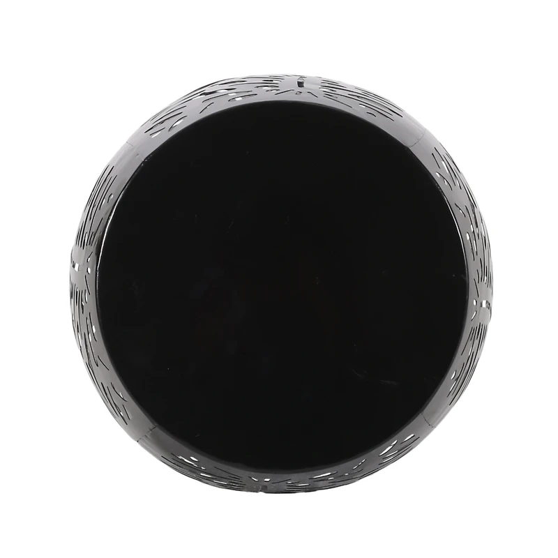 Streamdale Furniture Modern Palm Leaf Side Table with Durable Iron Frame