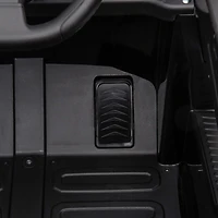 Streamdale Cool Black and Blue Kids Ride-On Mini Utv with Built-In Songs