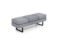 Waiting Room Bench Seating Long Bench for Office or Reception Area