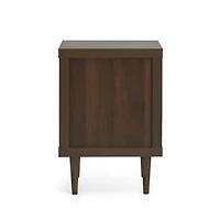 Simplie Fun Bedside Organizer Bold Style, Ample Storage, Effortless Assembly