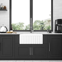 Streamdale 24" Ceramic Farmhouse Kitchen Sink