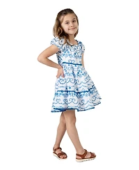 Rare Editions Toddler & Little Girls Embroidered Eyelet Dress