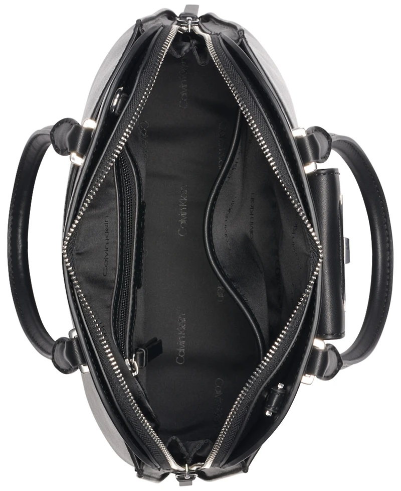 Calvin Klein Becky Convertible Turnlock Dome Satchel