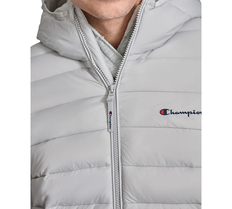 Champion Men's Performance Quilted Hooded Jacket