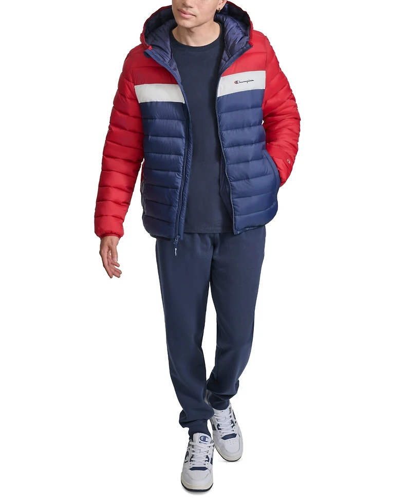 Champion Men's Performance Quilted Hooded Jacket