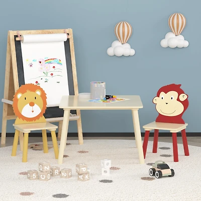 3-Piece Kids Table and Chair Set