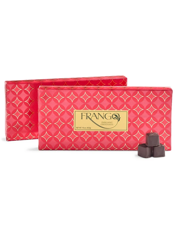 Frango Chocolates Pack Holiday Lb Wrapped Box of Mint Dark Chocolates,  Created for Macy's