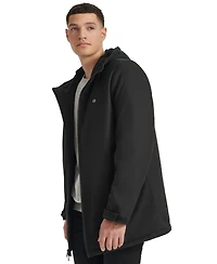 Champion Men's Performance Hooded, Faux Sherpa-Lined Peacoat Jacket