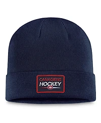 Fanatics Men's Navy Montreal Canadiens Authentic Pro Cuffed Knit Hat