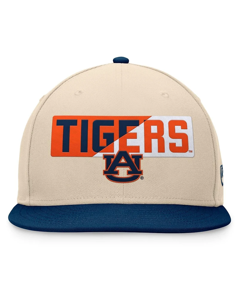 Top of the World Men's Khaki Auburn Tigers Goalaso Snapback Hat